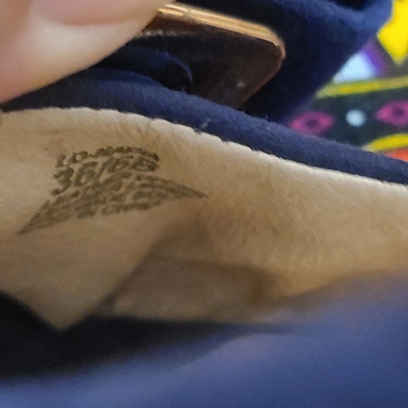 Louise er Cie Blue Suede Peep Toe Bow Pump Gold - Picture 9 of 9